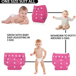 solida 2 Diaper & 2 Insert Combo image 2