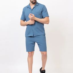 Shirt Chino Shorts Co-ords Set-image-33