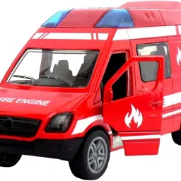 Die cast Metal Fire Ambulance Car/Van Toy for Kids with Pull Back Function-picture-40
