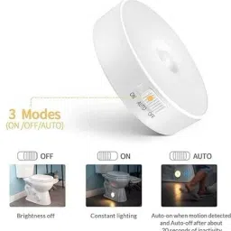 PESCA LED Smart Motion Sensor Light 108 USB Rechargeable Stick-Anywhere Night light Smart Sensor Light image 2