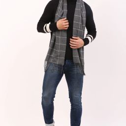 CALVADOSS Checkered Men Muffler-image-1