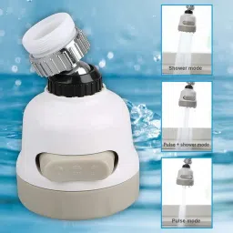 Rotatable Splash Proof 3 Modes Water Saving Nozzle Filter Faucet Sprayer Tap Mount Water Filter-image-35