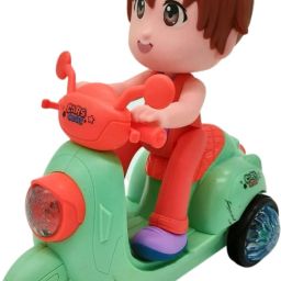 Stunt Scooter Boy Bump & Go 360 Degree Rotating Tricycle Scooter Motorcycle Toy-picture-11