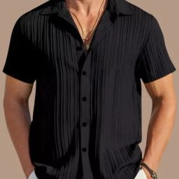 Men Regular Fit Self Design Casual Shirt-image-78
