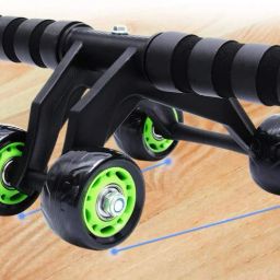 4-Wheel Ab Roller/Fitness Accessories/Exerciser & Gym Equipment for Unisex Ab Exerciser-image-40