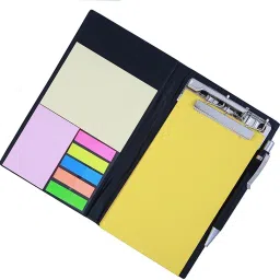 Memo Note Pad/Memo Note Book with Sticky Notes & Clip Holder in Diary Style Pocket-size Memo Pad UNRULED 50 Pages-18