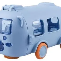 Water Bottle For Kids In Bus Shape, With Shoulder Strap Kids Cute Cartoon Toy 500 ml Water Bottle-image-36