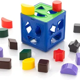 Geometric Trigonometric Activity Cube Shape Sorting Cube Baby Learning Toys-11