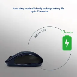 ASUS MW203 / Multi-Device (3 Device), Ergonomic, Silent Clicks, Adj. Upto 2400 dpi Wireless Optical Mousewith Bluetooth image 5