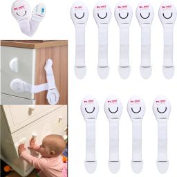 Baby Safety Furniture Locks,Pack of 10, Flexible, 3M Adhesive-image-56