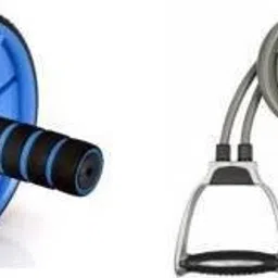 AB EXERCISER COMBO WITH DOUBLE RESISTANCE AND TONING TUBE Fitness Accessory Kit Kit-image-94