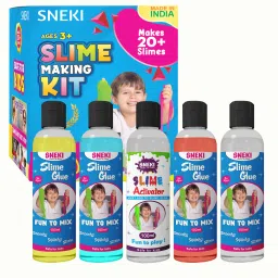 DIY (20+Slime) Toy Slime Activator Glue Putty Making Kit Set for Boys Girls Kids-22