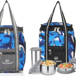 Travel Lunch / Tiffin / Storage Bag for Office School Picnic tiffin cover Combo Waterproof Lunch Bag-image-6
