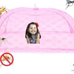 Nylon Kids Washable BLUE Baby Mosquito Net – Soft, Breathable & Protective Net for Newborns Mosquito Net-27