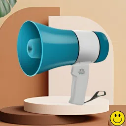 Handheld Megaphone with Siren, Microphone & Rechargeable for Outdoor EventsA19 Megaphone Portable Megaphone Siren Loudspeaker Function &Long Battery BackupQ19 Outdoor PA System-16