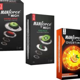 Double Apple, Kiwi Paan And Orange Flavoured Dotted Condom-image-69