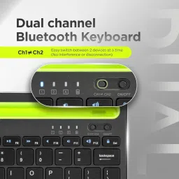 Acer ZC.A01SI.18K Wireless, Bluetooth Standard Multi-device Keyboard Compatible with Desktop, Laptop, Tablet, Mac image 2