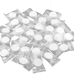 Tablet Coin Tissue Hand Wipes, Restaurant, Camping, Hiking Cotton Coin Tissue-image-17