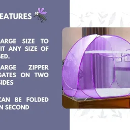 tlk-hwb Polyester Adults Washable / Colorfull For Adults / Foldable With Ventilation / Best Visibility Mosquito Net image 3