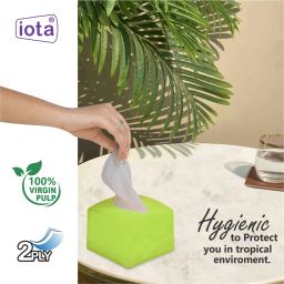 iota Tissue Dispenser with 100 Pulls - Includes 2-Ply Tissue - Durable ABS Material Vehicle Tissue Dispenser image 2