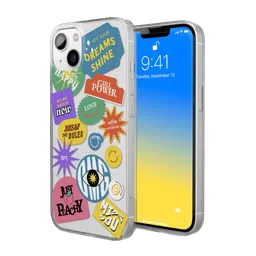 Macmerise SK Sassy Girl Silicone Back Cover for Apple iPhone 14 (Supports Wireless Charging, Multi Color)-image-72