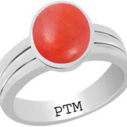 Certified Coral (Moonga) Gemstone 3.25 Ratti or 2.96 Carat for Male and Female Sterling Silver Ring-image-26