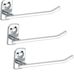 Dream High-Grade Stainless Steel Napkin Ring/Towel Ring/Napkin Holder/Towel Hanger/Bathroom Accessories (Pack of 3) Chrome Finish Towel Holder-image-31