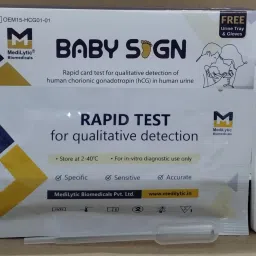 BABY SIGN Self Test Pregnancy Kit with Urine Tray, Gloves (Pack of 3) Urine Drug Test-picture-13