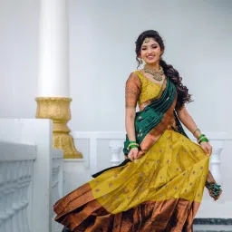 Printed Semi Stitched Lehenga Choli-image-13