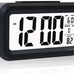 Digital Black Clock-13