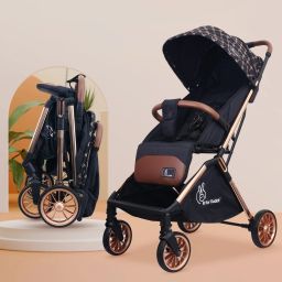 Street Smart Auto Fold Stroller for Kids/Babies 175 degree recliner Stroller-image-68