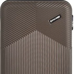 Small Cabin & Check-in Set (57 cm) 4 Wheels - AMERICAN Hard ABS & PC, Unbreakable with Combi Lock - Brown-image-35
