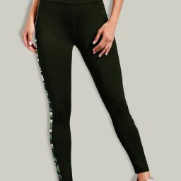 Solid Women Dark Green Tights-image-83