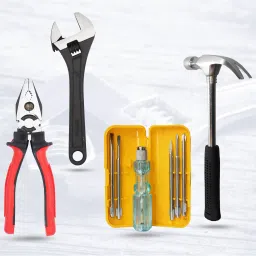 HGCM174M1 8"inch Adjustable Hand Tool with Plier|5in1 Screwdriver|Hammer Single Sided Open End Wrench-25