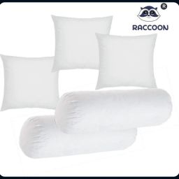 Jaipuri Set of 2 Bolster And 3 Microfibre Solid Cushion Pack of 5-image-7