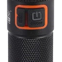 Dual Mode High Power Long Life Flashlight Rechargeable & Two Bulb Led 2 hrs Flood Lamp Emergency Light-18
