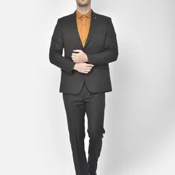 canary london Men 2-Piece Formal Suit Solid Suit-picture-30