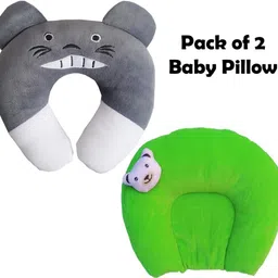 evk Mustard Seeds, Cotton Toons & Characters Baby Pillow Pack of 2-picture-0