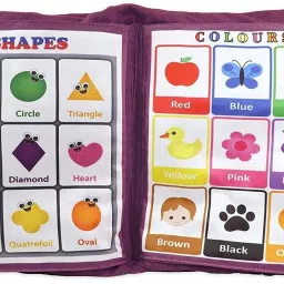 himanshu tex Soft Pillow Book with English Alphabets,Numbers,Spellings for Playing Kids image 4