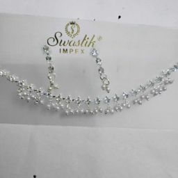 Silver Silver White Jewel Set-image-93