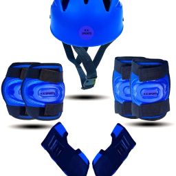 Skating Protection Kit - Helmet + Elbow + Knee + Hand Guard Skating Kit-picture-17
