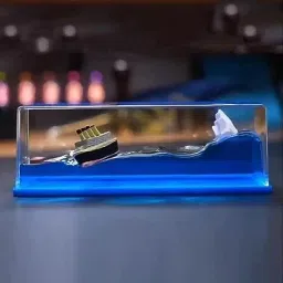 ™ Blue Wave Titanic for Dashboard Home Ship Show Decor Office Piece Air Purifier-picture-22
