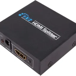 VOOCME HDMI Splitter 1x2,1in 2 Out HDMI Multi-Port Adapter 4K 1080P 3D HDCP 1.4 HDMI Splitters 2 Outputs for Dual Monitors - Duplicate/Mirror Screen, HDMI Connector-6