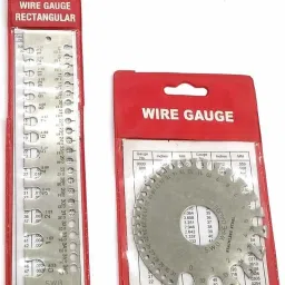 SWG Rectangular Wire Gauge & SWG Round Wire Gauge /Sizer in British & Metric Pin Gauge-4