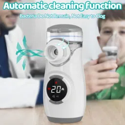 B-Arm Digital Rechargeable Nebulization Machine- 2 Timer Modes | Child And Adult Mesh Nebulizer image 5