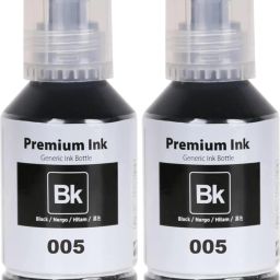 HV Cartridges 005 Ink Black Refill Ink Bottle for Epson M2140, M1100, M1120, M1140 Printer Black Ink Bottle-image-84