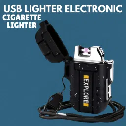 Explorer USB Cigaratte Lighter, Windproof Flameless ARC Rechargeable LighterA456 Explorer USB Cigaratte Lighter, Windproof Flameless ARC Rechargeable LighterA456 Pocket Lighter-image-72