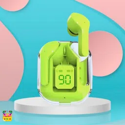 Ultrapods Max Blutooth Earbuds With Transparent Design Case & Led DisplayR22 Bluetooth Headset-image-77