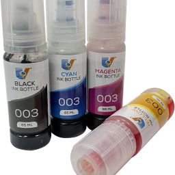 JET TONER EP 003 Refill Ink Compatible For L3110 L3112 L3115 L3116 L3150 L3156 SERIES 65ML Black + Tri Color Combo Pack Ink Bottle-image-74