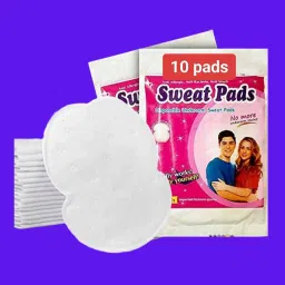 F 10 Pcs Underarms Disposable Highly Absorbent Sweat Pads Cotton Anti Allergic Sweat Pads-12